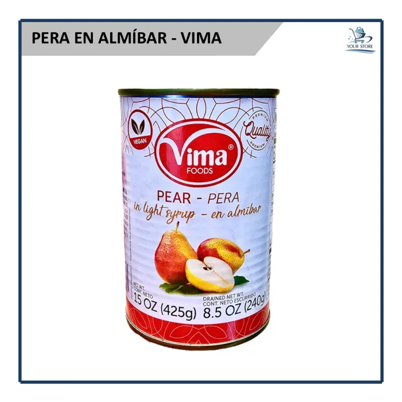 Peras en Almíbar - Vima (425g)