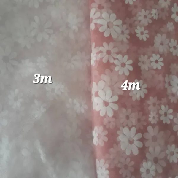 Tull estampado rosa