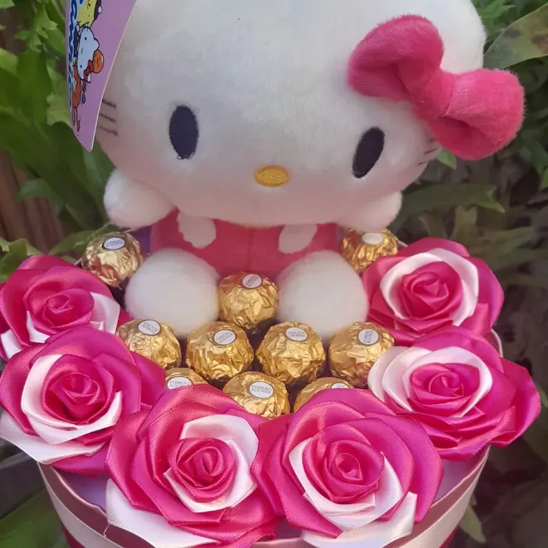 Peluchito y chocolates