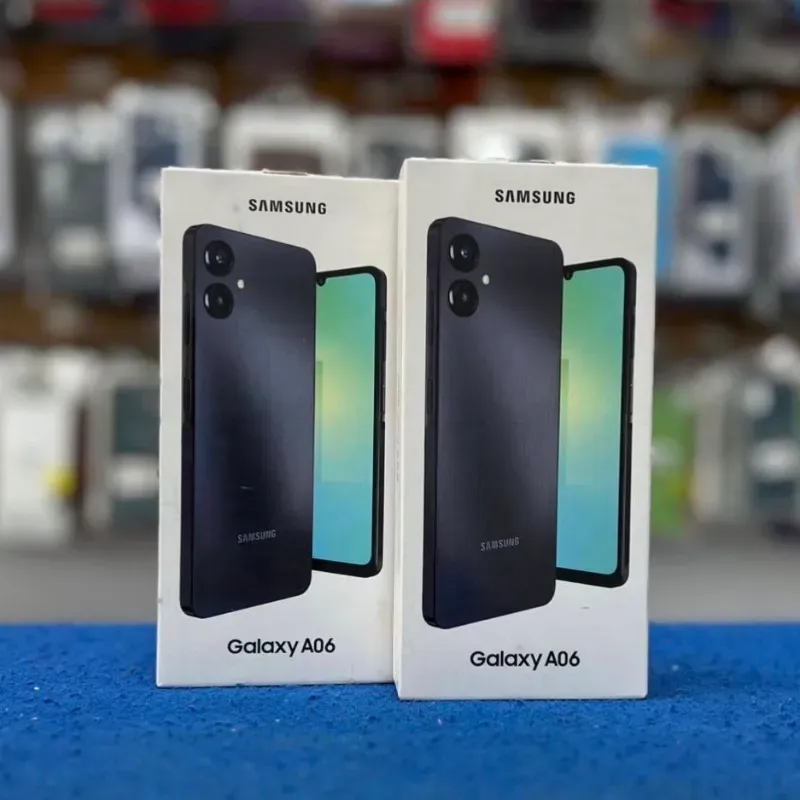 Samsung A06 de 6 GB RAM con 128 GB. Sellado en caja. Forro y Cargador de regalo
