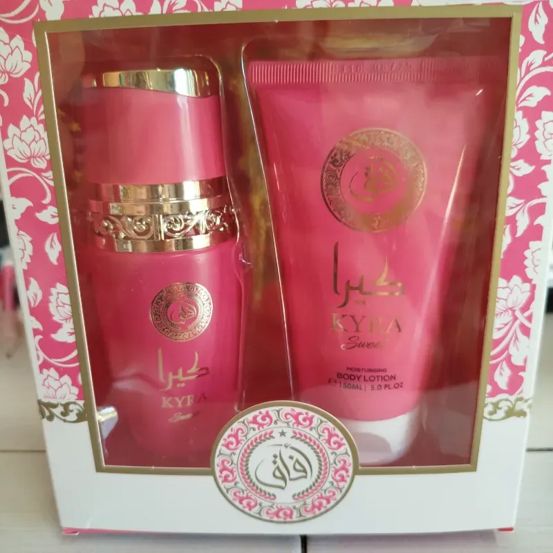 Set de perfume y crema