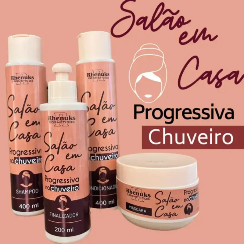 Kit de tratamiento capilar Rhenuks " Salão en casa"