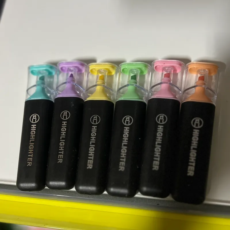 Marcadores color pastel