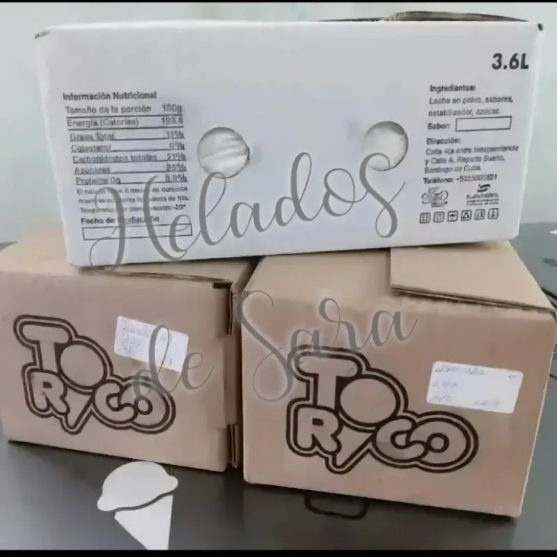 Caja de helado