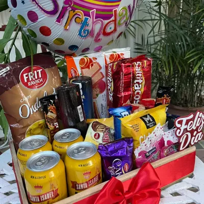 Caja (grande) con confituras 