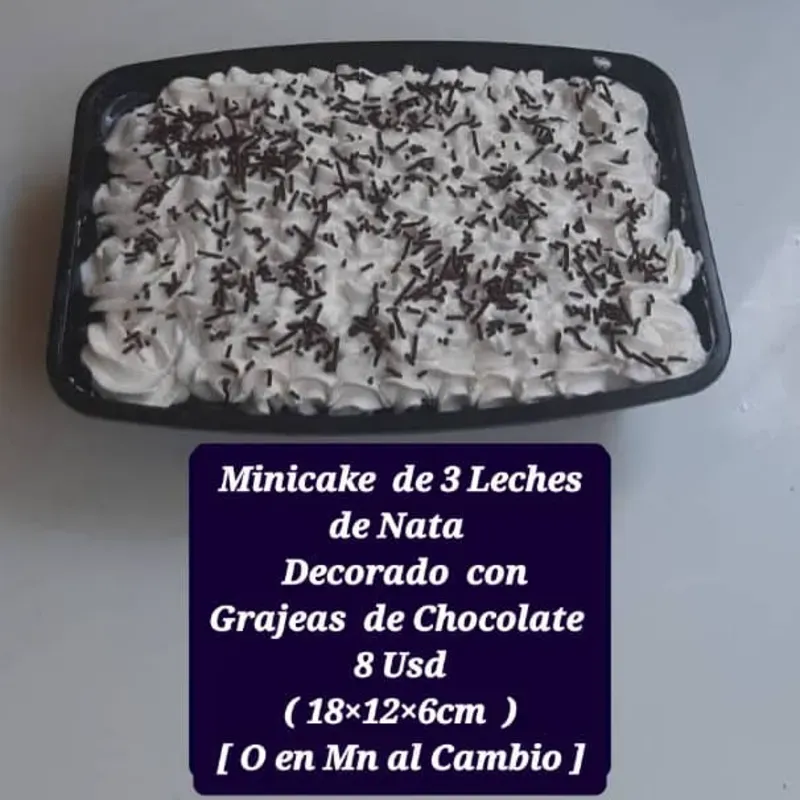 Minicake de 3 Leches