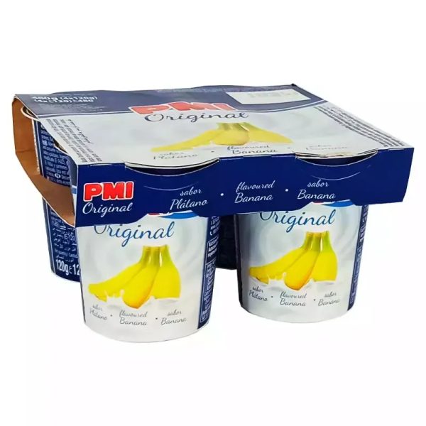 Blister de Yogurt sabor plátano 4u