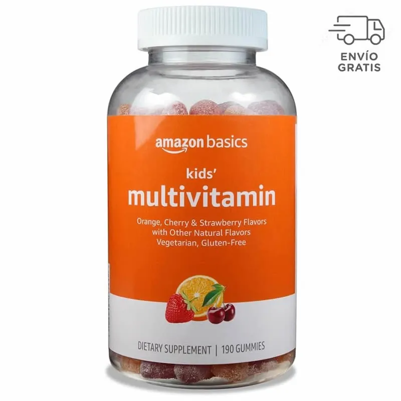 Amazon Basics Gomitas multivitamínicas para niños
