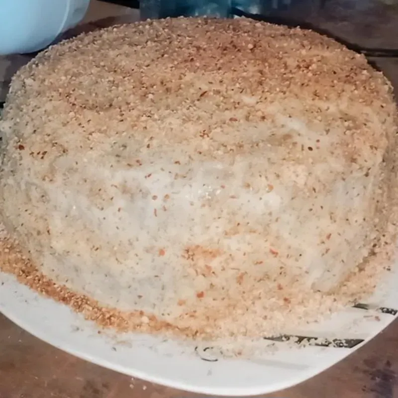 Cake de crema pastelera