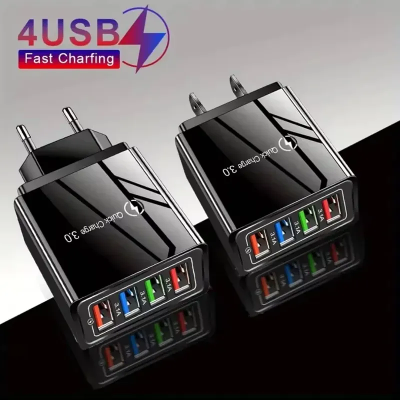 Cubo de carga de 4 puertos