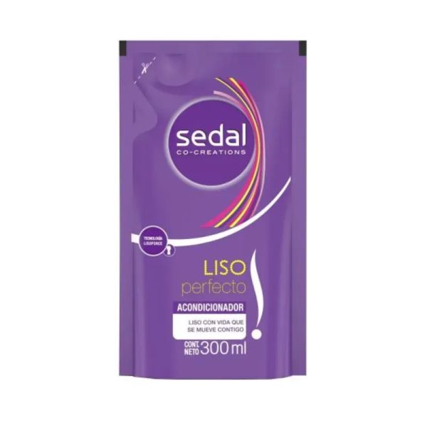 ACONDICIONADOR SEDAL ACO LISO PERFECTO, 12X300ML, C/12 UDS 7000343 PRECIO 2.29
