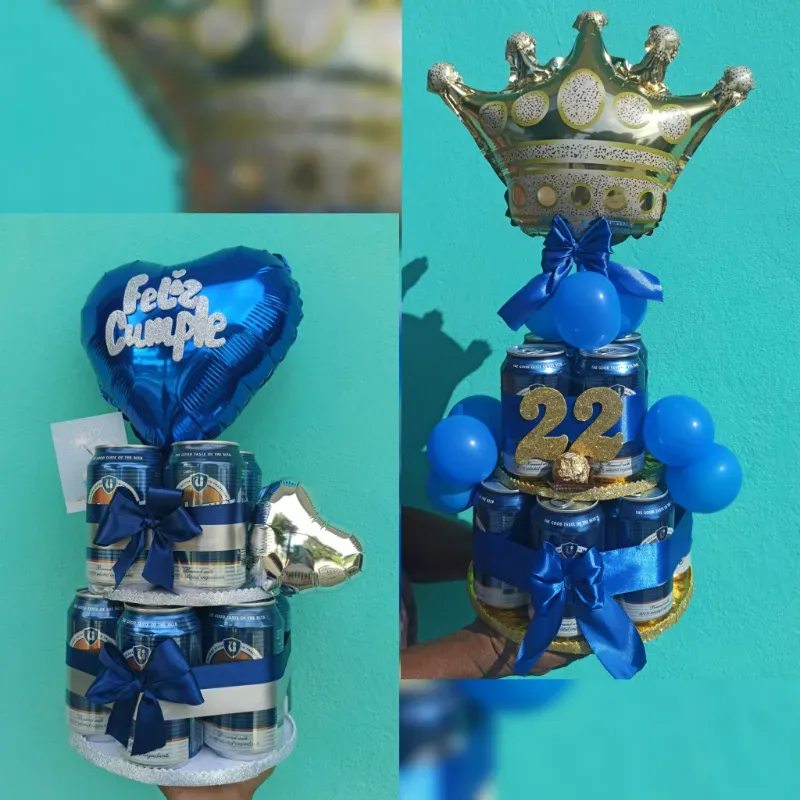 Torre de cervezas medianas