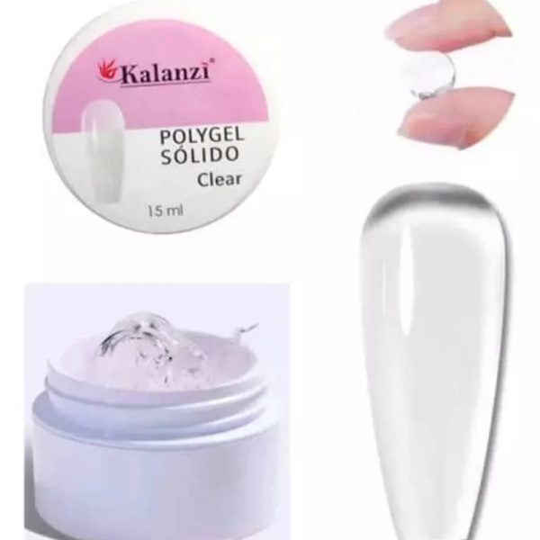Poligel Sólido Transparente (15ml)