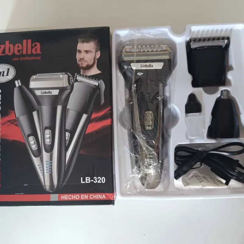 MAQUINA DE AFEITAR Y PELAR 3 EN 1