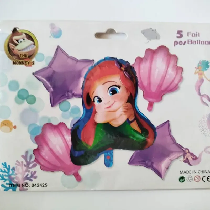 Set de globos de 5 piezas temáticos y de fiesta