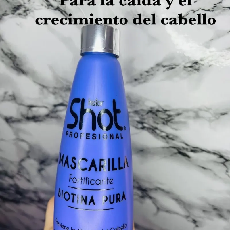 Mascarilla capilar de biotina pura Anti caída