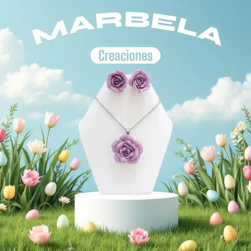 ✨Juego de rosas lilas✨