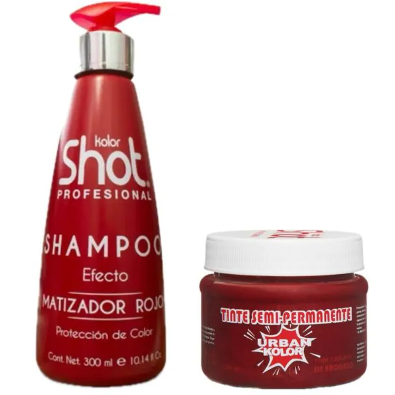 Kit Rojo Vibrante Kolor Shot