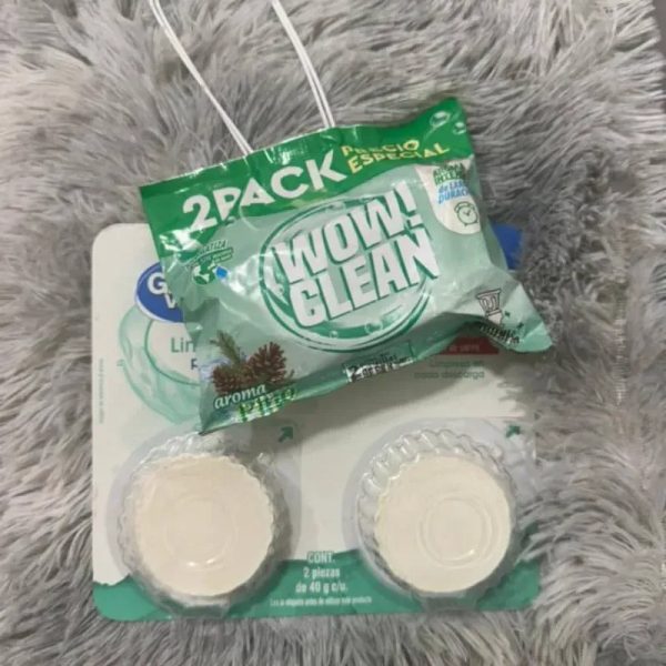  Kit WOW! CLEAN + Glade Limpieza Fresh Eficacia y aroma en cada descarga.