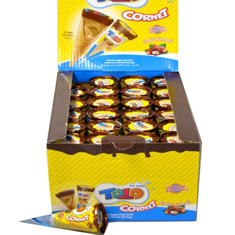 Cajas de conos de chocolate (24 unidades)