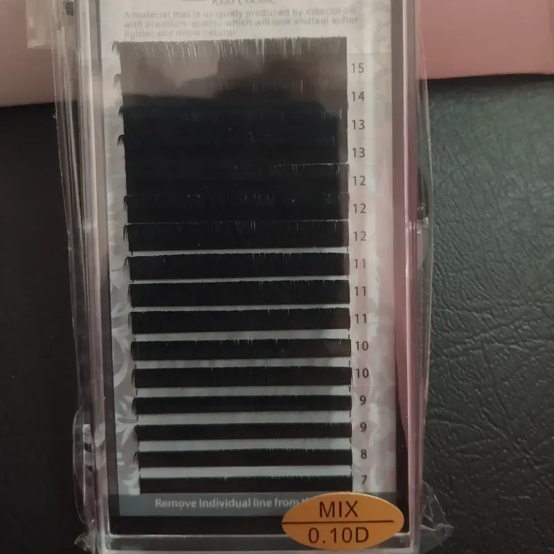 Pestañas clásicas 0.10D mixtas