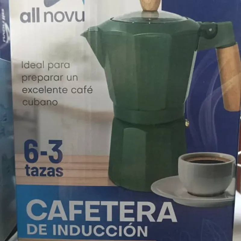 Cafetera de inducción 3 - 6 tazas. Marca Allnovu