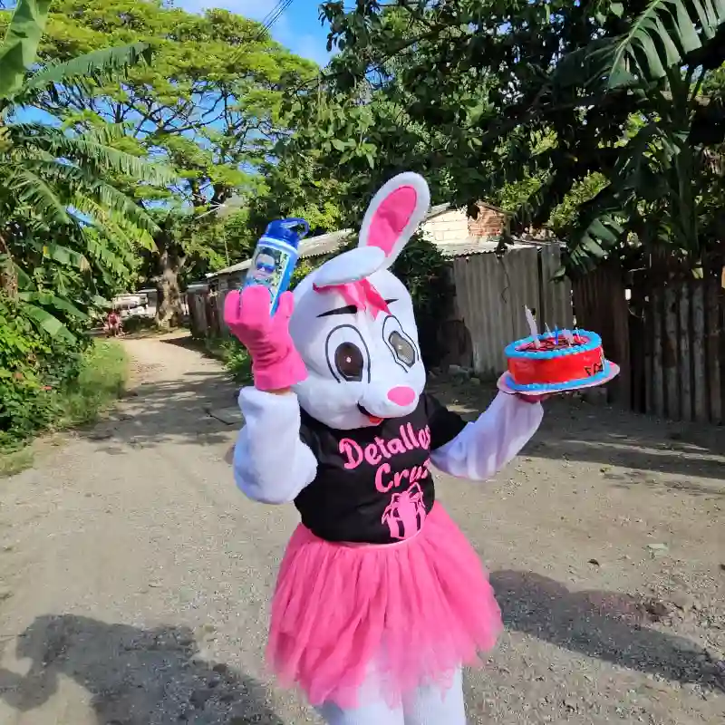 Animación con la conejita del amor