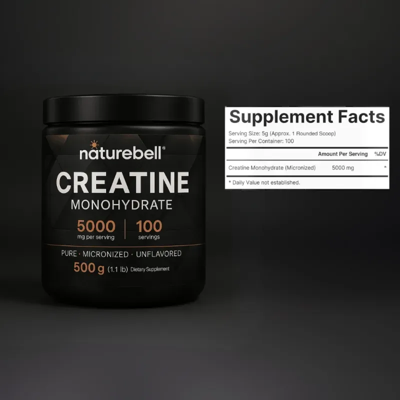 Creatina monohydrate NATUREBELL 100 serv