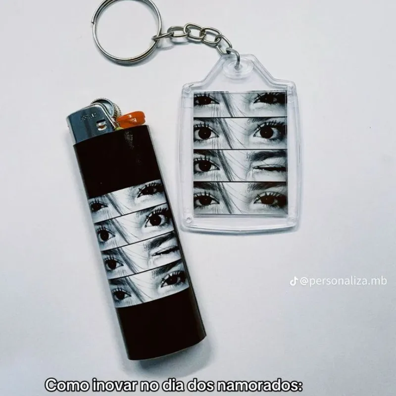 Llavero con fosforera personalizada.