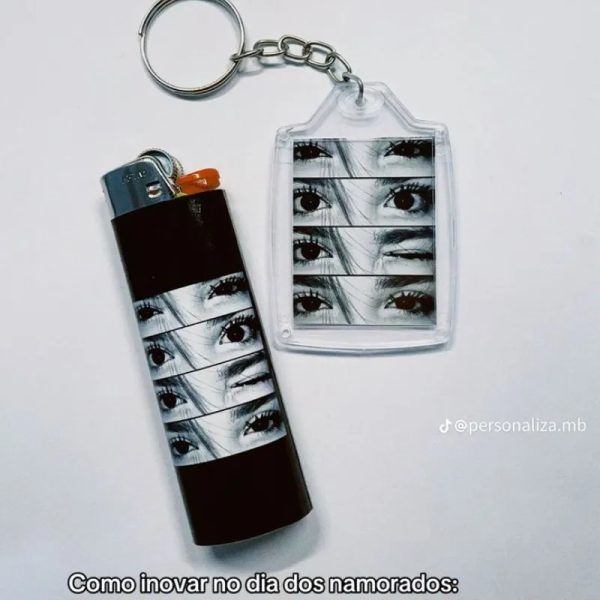 Llavero con fosforera personalizada.