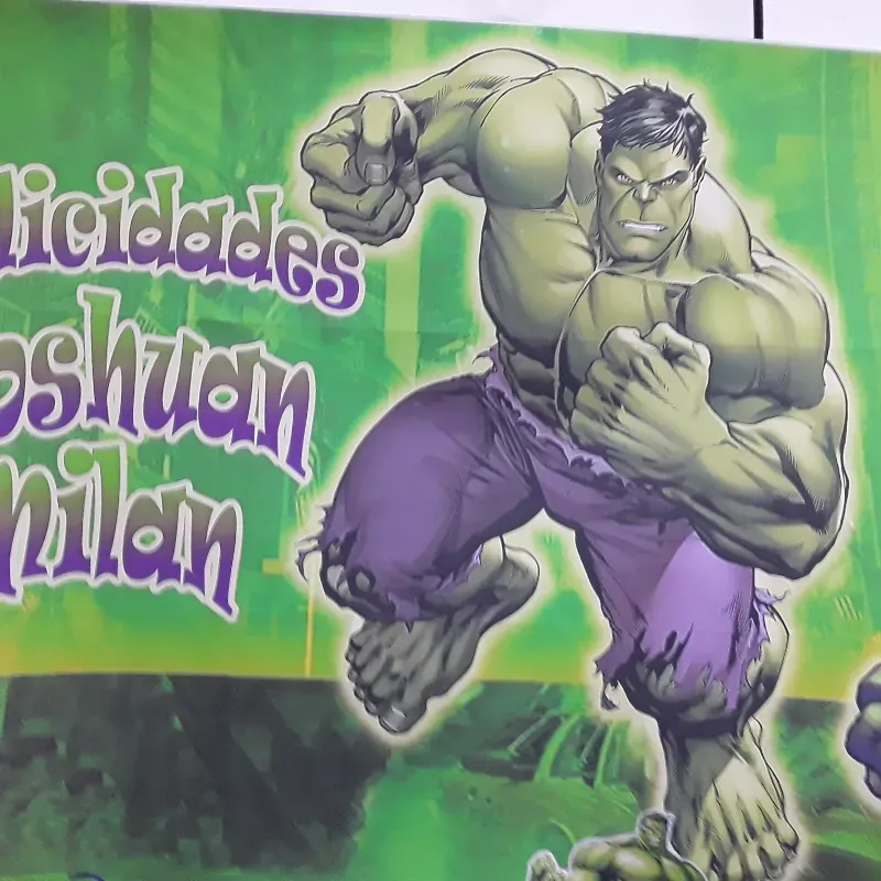 Pancarta de Hulk