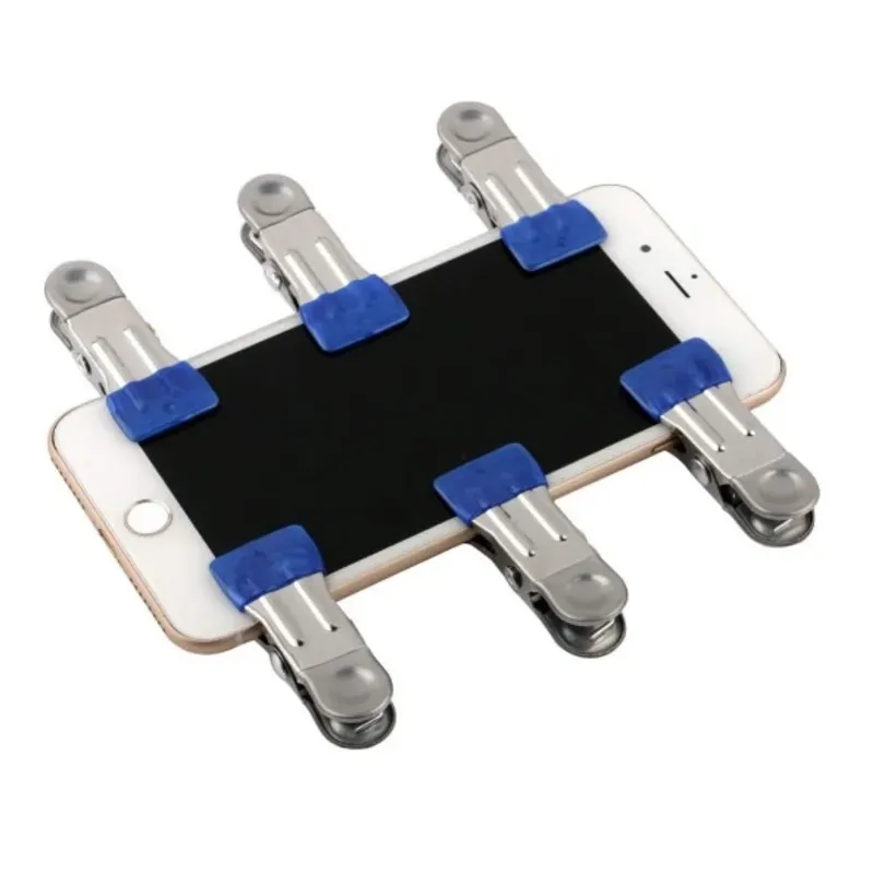 COHK 10 unids -  Clip de metal accesorio multiusos fijación pantalla LCD abrazadera para teléfono