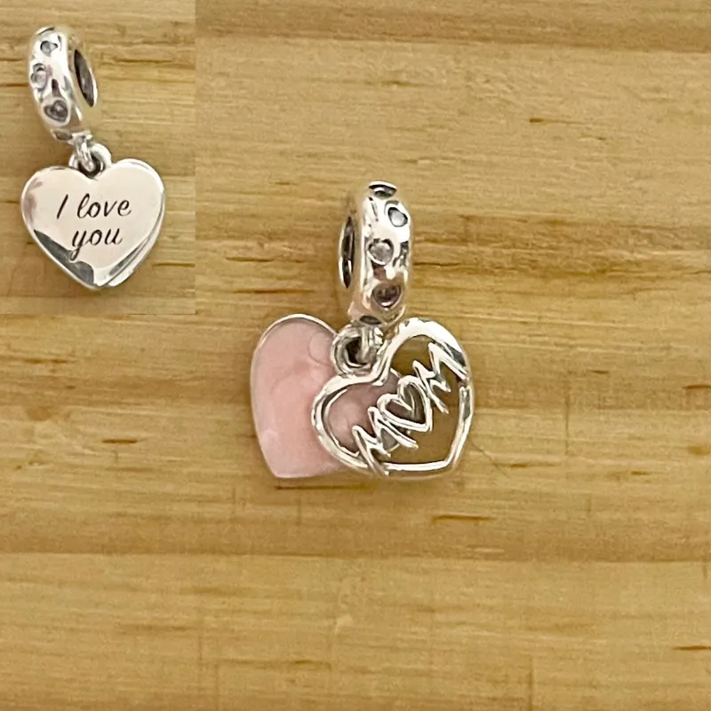 Charm Mom Corazón Rosado