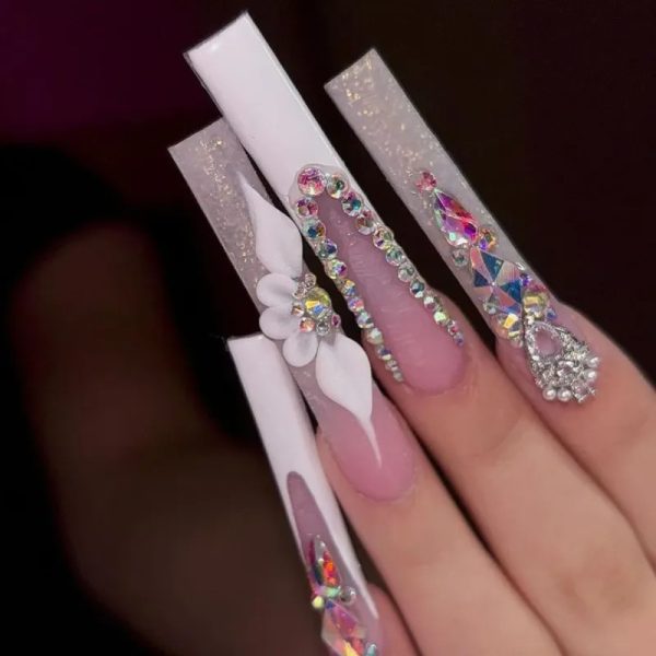 Uñas extra largas acrílico
