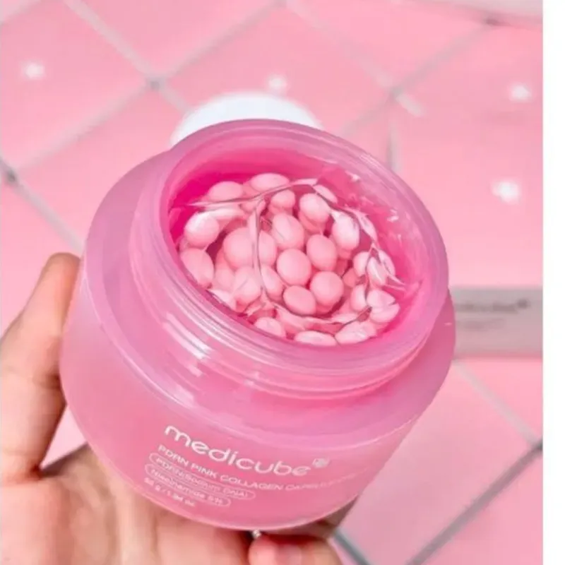  Crema hidratante en cápsulas de colágeno rosa PDRN 55 g 