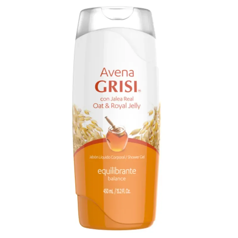 GRISI Gel de Baño Avena y Jalea Real 450mL