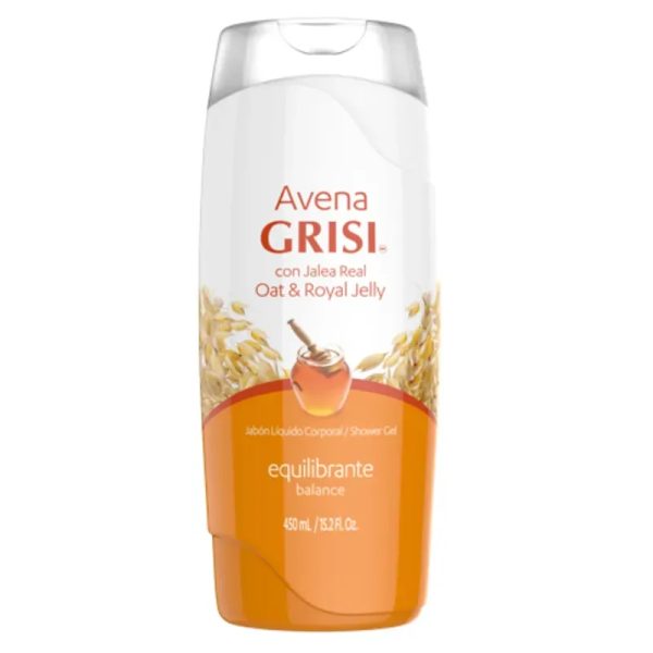 GRISI Gel de Baño Avena y Jalea Real 450mL
