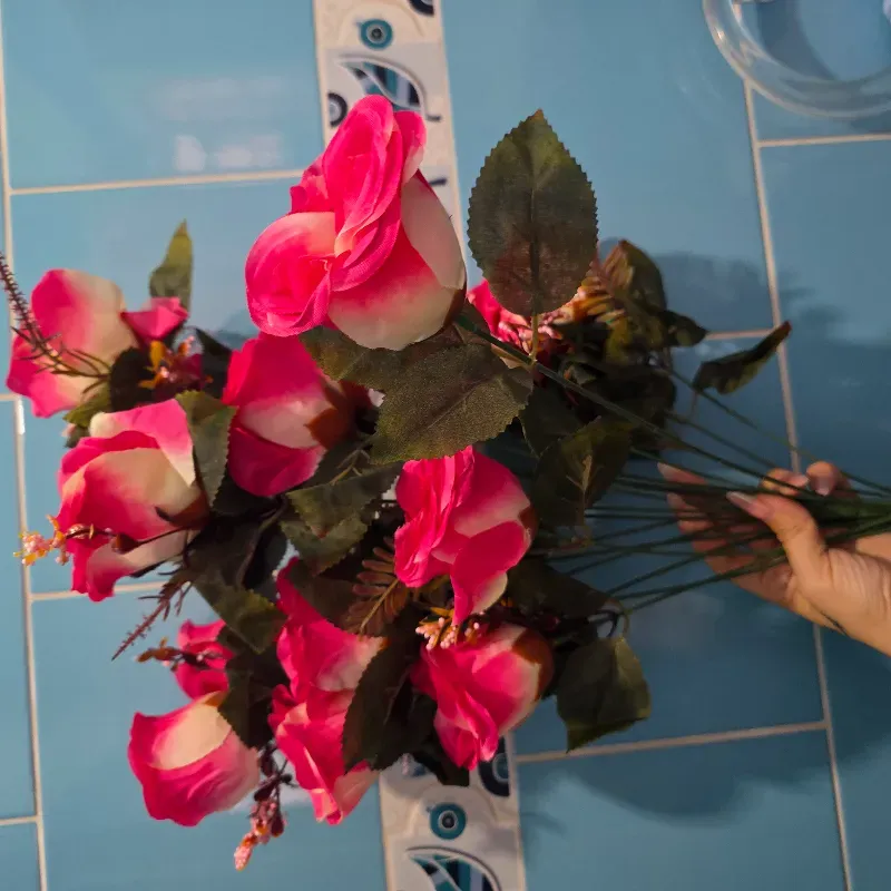 Flores con degradado