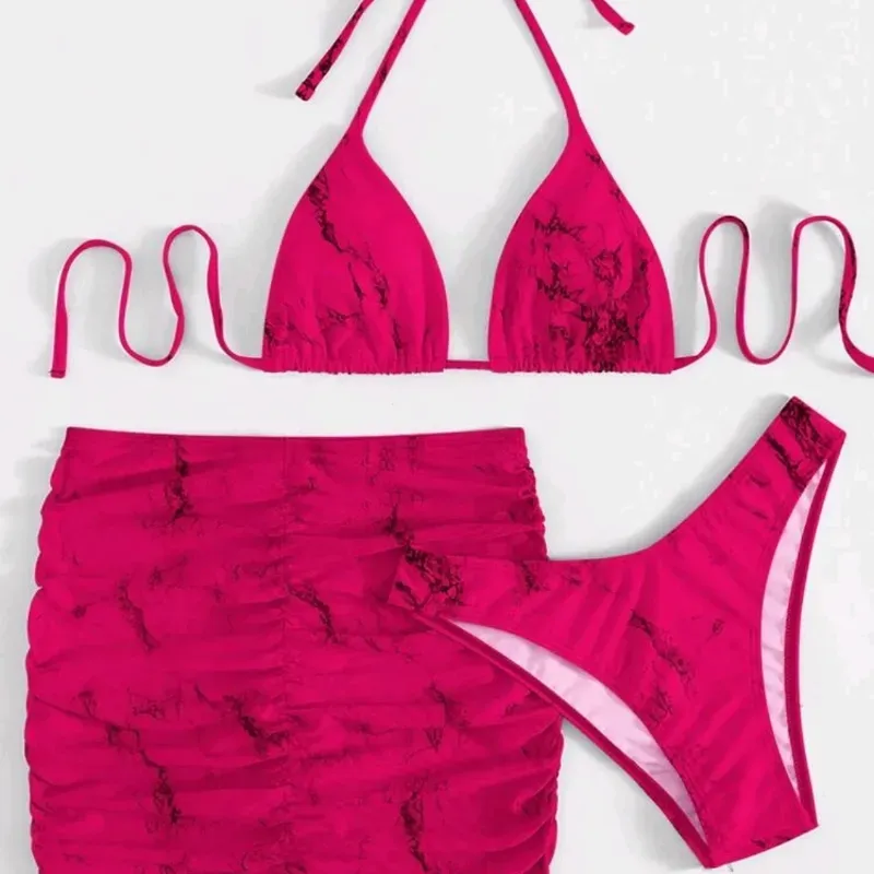 Bikini con falda — Rosado
