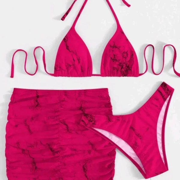  Bikini con falda — Rosado
