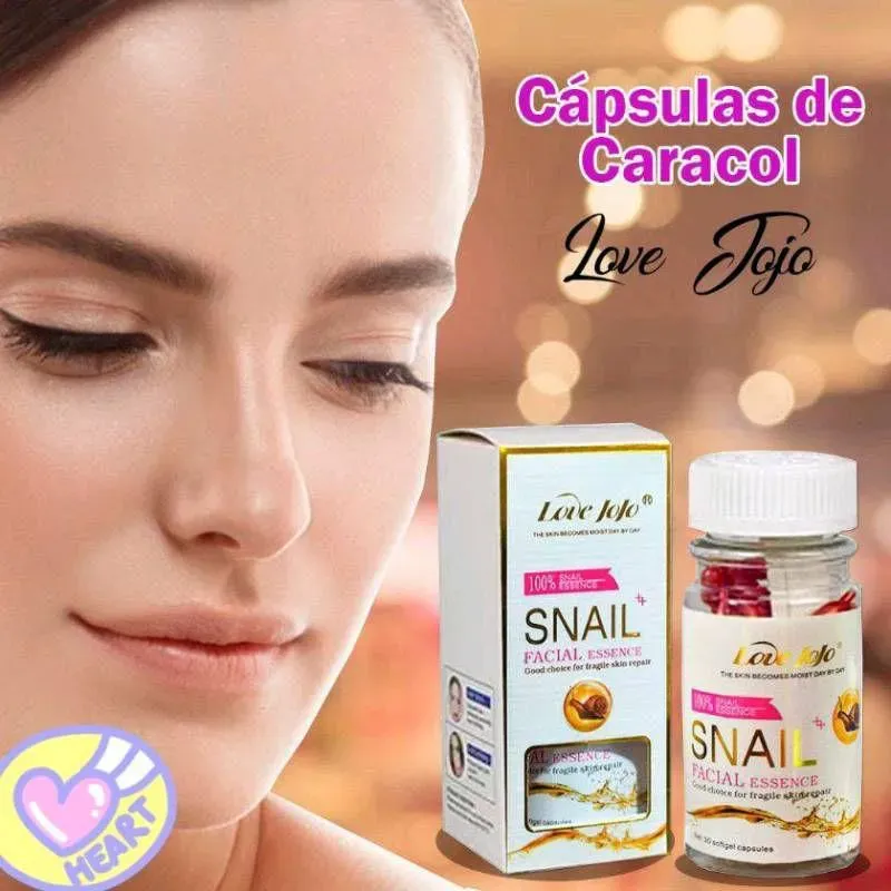 CAPSULAS FACIALES DE BABA DE CARACOL