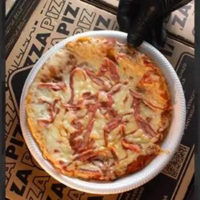 Pizza Cubana de jamón y queso