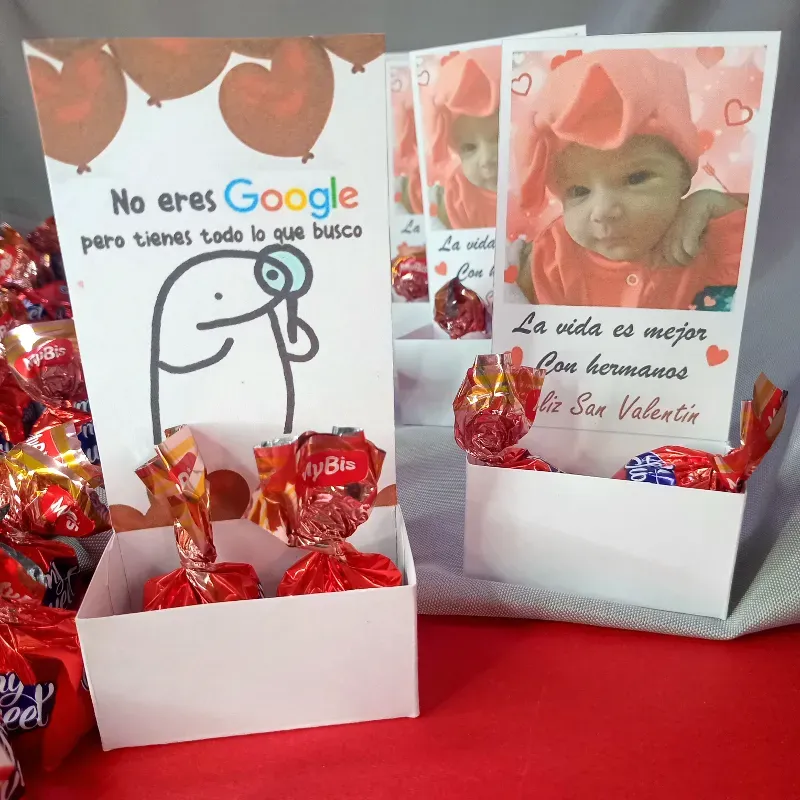 Cajita porta bombones personalizada