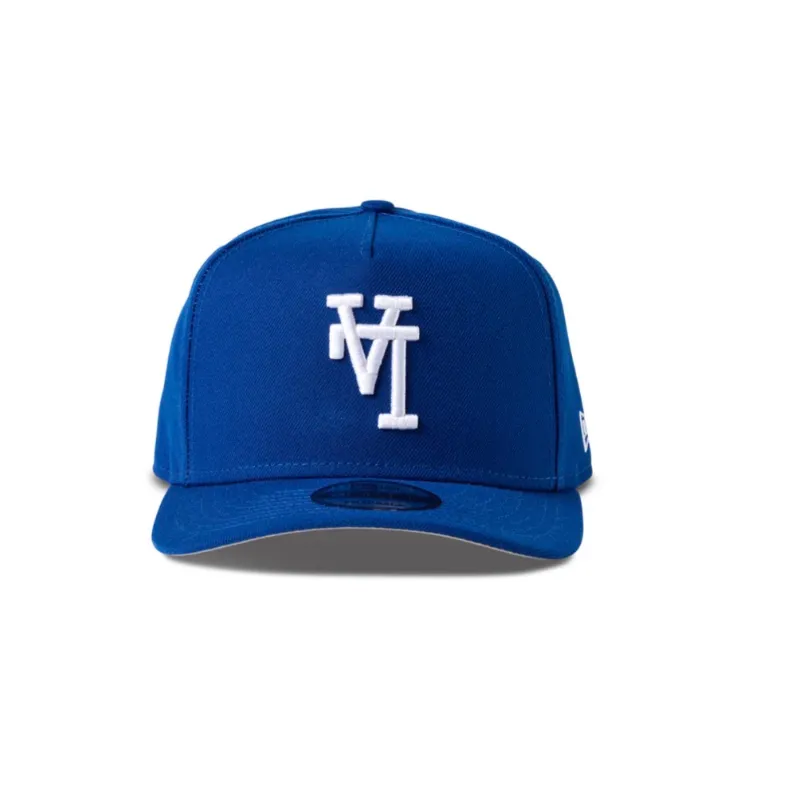 New Era Los Angeles Dodgers 9Fifty A Frame Curve Upside Down Snapback Blue