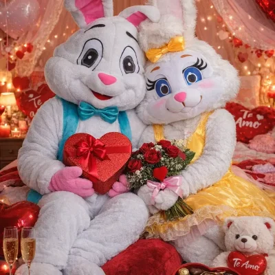 Oferta de pareja conejito para 14 febrero