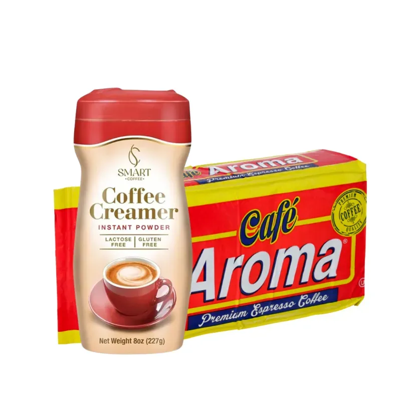 Combo Coffee Creamer 227 gramos + Paquete de Café (Aroma o Morro)