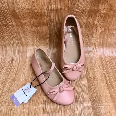 Ballerinas color rosado con lazo