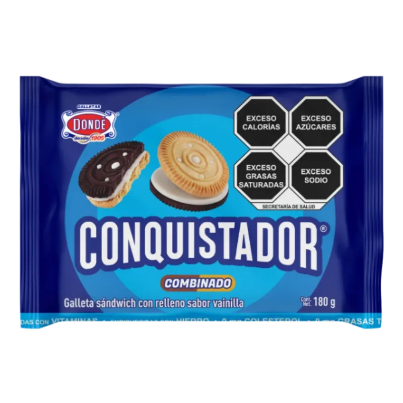 Galletas Conquistador combinada 180gr Dondé