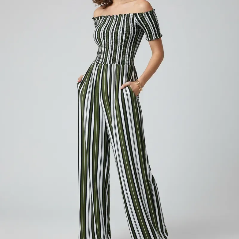 Mono de rayas verdes