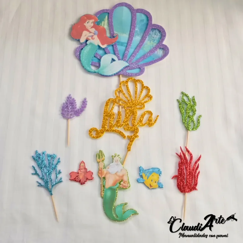Cake topper (Sirenita Ariel)